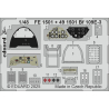 EDUARD photodecoupe avion 491501 Am&eacute;lioration Messerschmitt Bf 109E-3 Hobby Boss 1/48