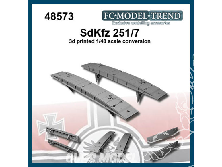 FC MODEL TREND accessoire résine 48573 Set conversion Sd.Kfz.251/7 1/48