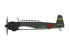 Hasegawa maquette avion 07536 Avion d'attaque porte-avions Nakajima B6N2 Tenzan Type 12 Attaque d'Okinawa 1/48