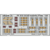 EDUARD photodecoupe avion FE1510 Harnais m&eacute;tal B-24D Hobby Boss 1/48