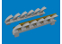 Eduard kit d'amelioration brassin Print 672406 Echappements Messerschmitt Bf 109G-6 Tamiya 1/72