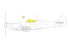 Eduard kit d'amelioration avion Löök+ 634050 Spitfire Mk.VIII Airfix 1/24