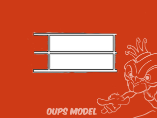 PLASTRUCT 90683 MAINS COURANTES 23,0x38,1 600mm 1piéces 1/48