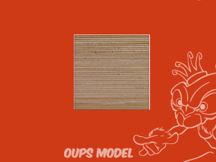 PLASTRUCT 91531 FEUILLE À MOTIF DE PLANCHES DE BOIS 2,0x300x175mm 2piéces moulé beige clair