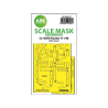 ASK Art Scale Kit Mask M48234 Sukhoi Su-30SM Flanker-H Kitty Hawk Recto Verso 1/48