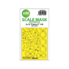 ASK Art Scale Kit Mask M48242 Sukhoi Su-35 Flanker-E Kitty Hawk Recto Verso 1/48