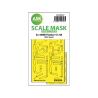 ASK Art Scale Kit Mask M48247 Sukhoi Su-30MK Flanker-C Kitty Hawk Recto Verso 1/48