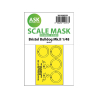 ASK Art Scale Kit Mask M48259 Bristol Bulldog Mk.II Airfix Recto Verso 1/48