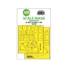 ASK Art Scale Kit Mask M48271 B-26C Invader Revell Recto Verso 1/48