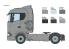 italeri maquette camion 3971 Scania S770 4x2 Normal Roof "Grey Cab" 1/24