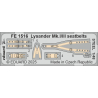 EDUARD photodecoupe avion FE1516 Harnais m&eacute;tal Lysander Mk.I/III Airfix 1/48