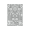 Eduard photodecoupe avion 72743 Undercarriage E-2C/C+ Heller 1/72