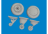 Eduard kit d'amelioration avion brassin 6481090 Roues F4F-4 Late Academy 1/48