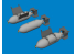 Eduard kit d'amelioration avion brassin 6481079 P-40 Bombes 500lb M64 US Eduard 1/48