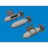 Eduard kit d'amelioration avion brassin 6481079 P-40 Bombes 500lb M64 US Eduard 1/48