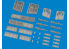 Eduard kit d'amelioration avion brassin Print 6481075 Gun bays P-40E Eduard 1/48
