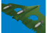 Eduard kit d'amelioration avion brassin Print 6481083 P-40 Bombes 100lb M30 US Eduard 1/48