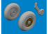 Eduard kit d'amelioration brassin 672407 Roues Spitfire Mk.V Tamiya 1/72
