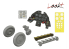 Eduard kit d'amelioration avion Löök+ 674028 Messerschmitt Bf 109G-6 Tamiya 1/72