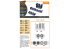 Clear Prop kit d'amelioration avion CPA48052 Jeu de roues type 1 F-86A SABRE pour kits CP 1/48