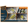 Clear Prop kit d'amelioration avion CPA72142 Masque peinture double face AMX-T papier kabuki jaune kit Italeri 1/72