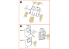 Clear Prop kit d'amelioration avion CPA72070 Masque peinture HH-2D SEASPRITE sur papier kabuki jaune kit CP 1/72