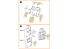 Clear Prop kit d'amelioration avion CPA48069 Jeu de roues F-86A type 2 pour kits CP 1/48
