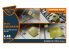 Clear Prop kit d'amelioration avion CPA48075 Masque peinture double face H-19 Chickasaw papier kabuki jaune pour kit AMP 1/48