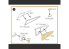 Clear Prop kit d'amelioration avion CPA48076 Masque peinture papier kabuki jaune Hawk H-75M kit Clear Prop 1/48