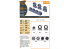 Clear Prop kit d'amelioration avion CPA72164 Jeu de roues F-86A type 2 pour kits CP 1/72