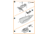 Clear Prop kit d'amelioration avion CPA72167 Ensemble de détails du cadre de la verrière du F-86A pour kits CP 1/72