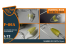 Clear Prop kit d'amelioration avion CPA72162 Masque peinture recto-verso F-86A papier kabuki jaune kits CP 1/72