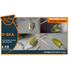 Clear Prop kit d'amelioration avion CPA72162 Masque peinture recto-verso F-86A papier kabuki jaune kits CP 1/72