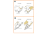 Clear Prop kit d'amelioration avion CPA72162 Masque peinture recto-verso F-86A papier kabuki jaune kits CP 1/72