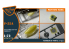 Clear Prop kit d'amelioration avion CPA72178 Masque de peinture F-35A sur papier kabuki jaune kits Tamiya 1/72