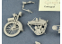 Copper State Models maquettes militaire B32-002 Wanderer 4hp 2-cyl 1916 Model 1/32