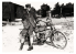 Copper State Models personel F32-058 Werner Voss posant avec une moto 1/32