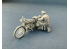 Copper State Models personel F32-061 Un estafette britannique vérifie une moto 1/32