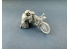 Copper State Models personel F32-061 Un estafette britannique vérifie une moto 1/32