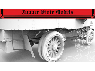 Copper State Models maquettes militaire A35-050 Extérieur du Garford de service allemand 1/35