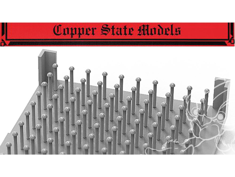 Copper State Models maquettes militaire A35-054 Rivets 0,4 mm x 99 pièces 1/35