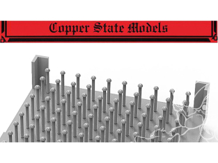 Copper State Models maquettes militaire A35-055 Rivets 0,5 mm x 99 pièces 1/35