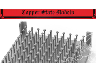 Copper State Models maquettes militaire A35-056 Rivets 0,6 mm x 99 pièces 1/35