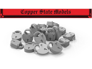 Copper State Models maquettes militaire A35-057 Lot de cadenas x 24 1/35
