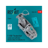 ResKit Avion RSU48-0350 Modification pr&eacute;coce cockpit F-105D Thunderchief &eacute;dition d&eacute;taill&eacute;ekit HobbyBoss (imprim&eacute; en 3D) 1/48
