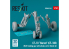 ResKit Hélico RSU48-0243 Train d'atterrissage CF-18 Hornet (CF-188) (RCAF) avec roues pour kit Kinetic imprimé en 3D 1/48
