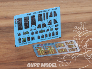 Eduard Space décalques 3D 3DL48215 F-14D Great Wall Hobby 1/48