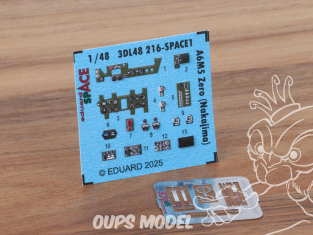 Eduard Space décalques 3D 3DL48216 A6M5 Zero (Nakajima) Fine Molds 1/48
