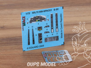 Eduard Space décalques 3D 3DL72059 E-2C Heller 1/72