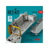 ResKit avion RSU48-0187 Baie de chargement OV-10A &laquo; Bronco &raquo; pour kit ICM (imprim&eacute; en 3D) 1/48
